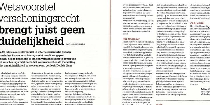 Wetsvoorstel verschoningsrecht brengt juist geen duidelijkheid